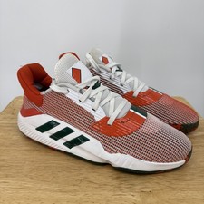 Adidas Pro Bounce 2019 Low Miami Hurricanes Sneakers  Mens Size 12 Athletic Gym NWT Adidas USF Miami Hurricanes Basketball Pro Bounce 2019  main image 3