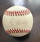 Greg Maddux signed baseball "early signature" JSA!!