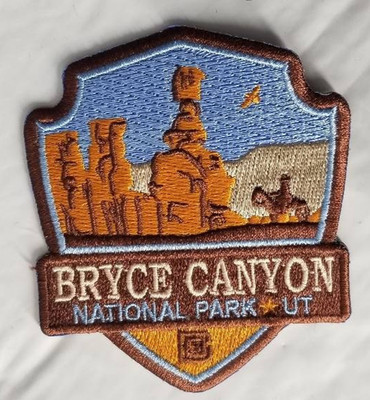 Bryce Canyon National Park Utah Embroidered Patch Iron On Sew Travel