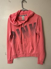 PINK Victoria Secret Full Zip Hoodie Women's Size Medium Pink Color