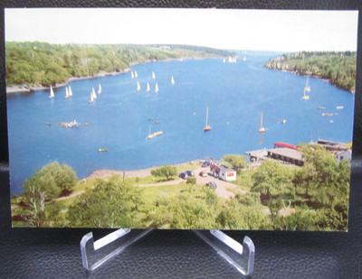 Vtg Northwest Arm Branch  Sail Harbor Halifax Nova Scotia Canada Postcard (E203)