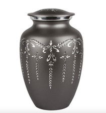 NEW! Medium Fancy Flourish Cremation Urn (8")