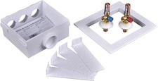 Oatey Quadtro Washing Machine Outlet Box Copper Sweat Tail Piece 1/4" Turn