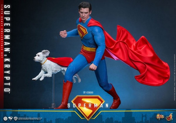 Superman & Krypto 1/6 Action Figure Hot Toys - Movie Superman (2025) - 33cm