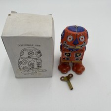 Vintage Tin Wind Up Robot Duck MS 370 New in Box