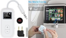 SafeFly Dual  Adaptador Bluetooth 5.3 Transmisor Bluetooth con pantalla. neuvo.