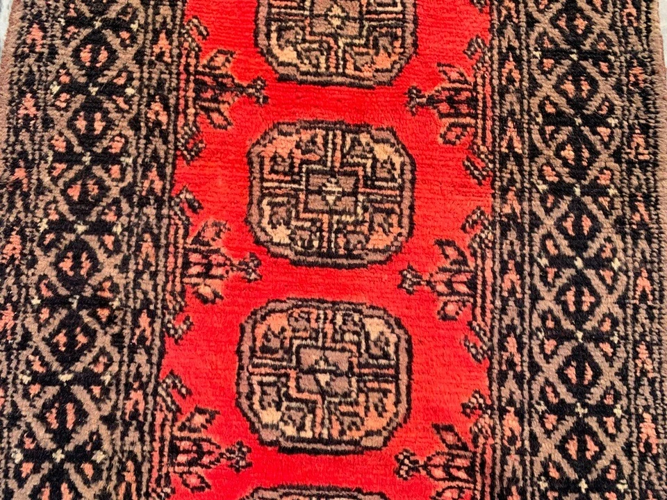 2x6 Vintage Afghan Hallway Runner Rug Kitchen Home Decor Runner Area Wool Rug - Image 3 of 4