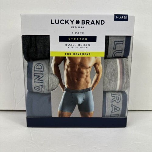 LUCKY BRAND® Men's BOXER BRIEFS 3 Pack NEW!! eBay