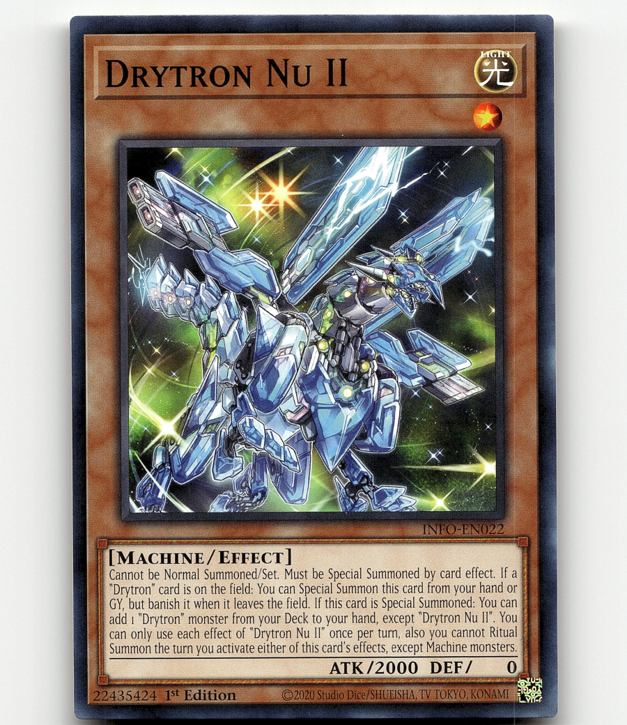 Yugioh Drytron Nu II INFO-EN022 - The Infinite Forbidden | eBay Yugioh Drytron Nu II INFO-EN022 - The Infinite Forbidden | eBay