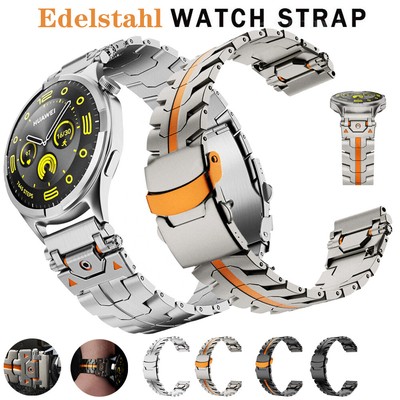 Für Samsung Galaxy Watch FE 7 6 5 4 Pro Classic Gear S3 2 Edelstahl Armband Band