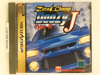 ZERO4 CHAMP DOOZY-J TYPE-R SEGA SATURN IMPORT JAP JAPANESE ORIGINAL T-21401G
