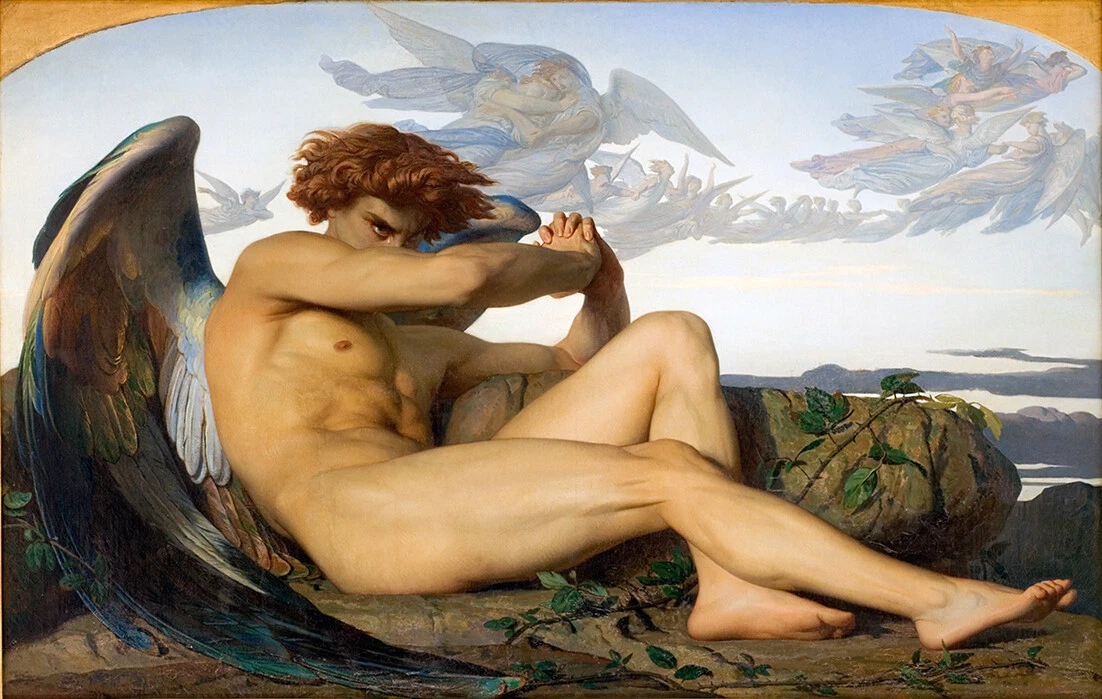 ALEXANDRE CABANEL FALLEN ANGEL REALISM FINE CANVAS Gicl e Prints