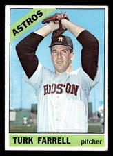 1966 Topps TURK FARRELL #377 GD Houston Astros
