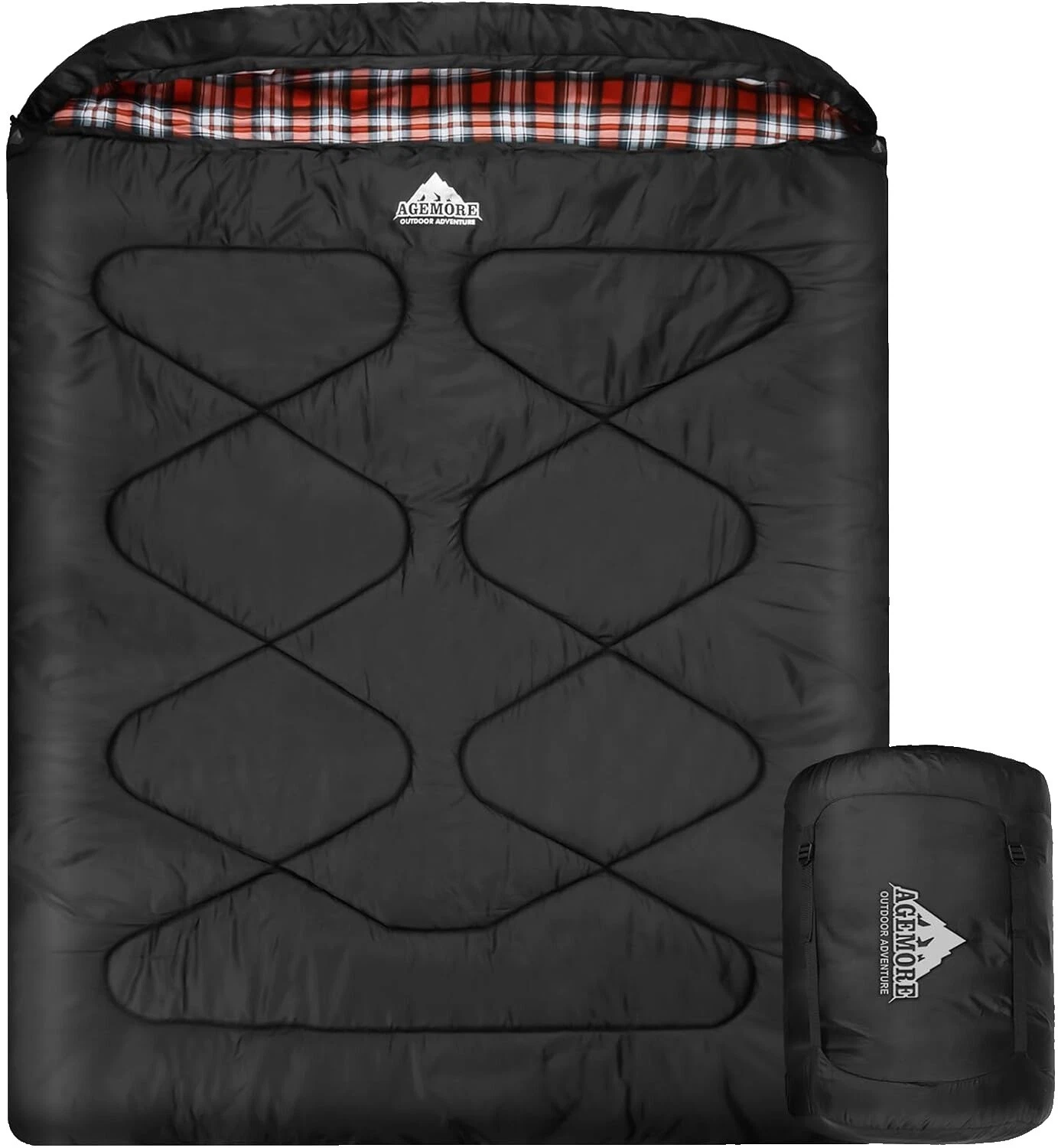 Cáscara de poliéster Sacos de dormir Camping Sacos de dormir