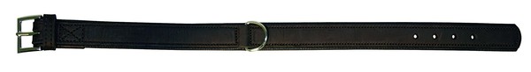 Kerbl Vegas Hq Halsband, Schwarz 25Mm/47Cm Hundehalsband Lederhalsband Haustier-image