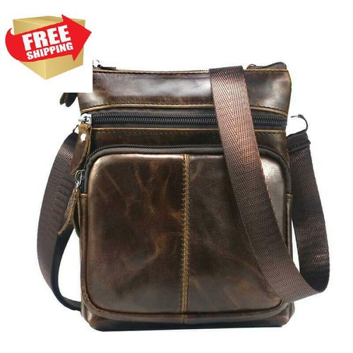 Bolsos Para Hombre De Hombro Cintura Cuero Carteras De Hombre Mariconeras  OFERTA | eBay
