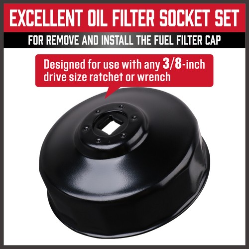 30Pcs Oil Filter Wrench Cup Set Oil Filter Socket Set Removal Tool Cars Shop - Picture 7 of 11
