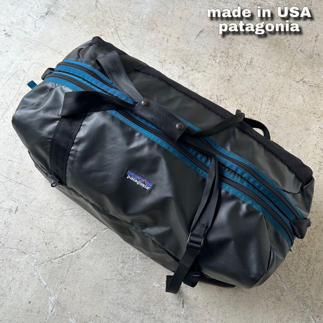 Used Patagonia Wet/Dry Black Hole Duffel (USA Made, Discontinued 