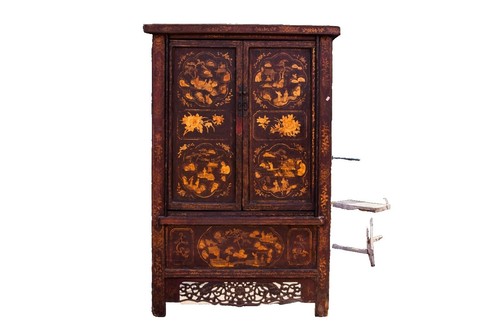 Antique Wood Wine Cabinet | eBay