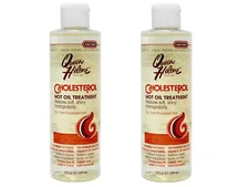 2 Pack Queen Helene Cholesterol Hot Oil Treatment Dry Over Processed Hair 8 Oz