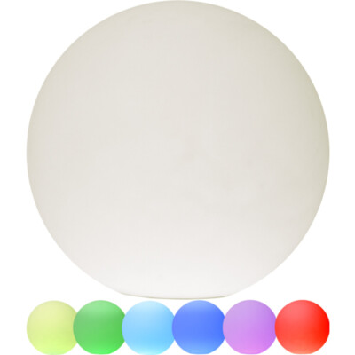 STAR Twilights Kugel Garten Deko Leuchte Lampe Ø40 cm weiß RGBW + Fernbedienung