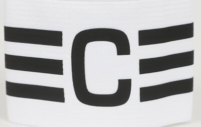 Adidas Tiro League Captain Arm Band Soccer White Futsal Football