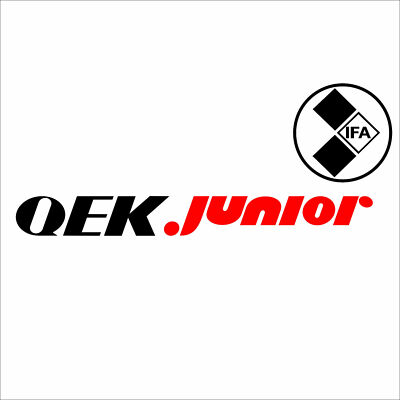 1 QEK Junior 28cm Wohnwagen IFA mobile DDR IFA Aufkleber Oldtimer Camping Hänger