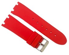 24mm Red Color Silicon Rubber Replacement Watch Band for JOE RODEO Master