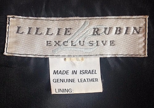 Very Rare LILLIE RUBIN Exclusive Regent Captains Suede Leather Coat Metallic S - Picture 3 of 12