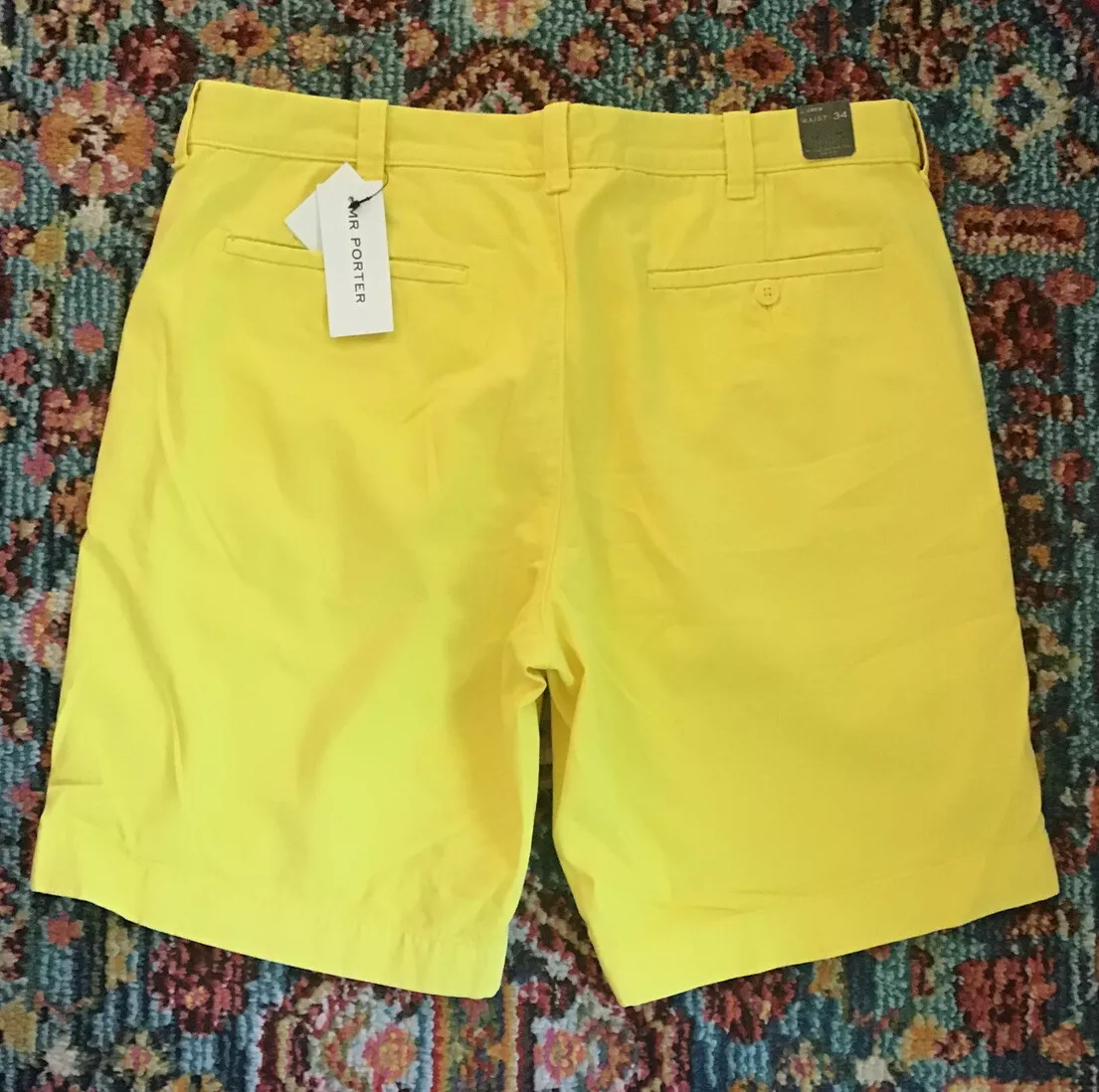 J crew yellow shorts sale