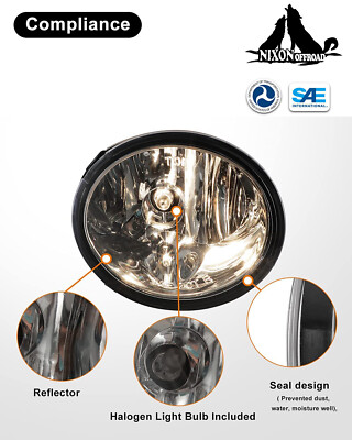 Fog Lights Fit 2000-06 Toyota Tundra 01-07 Sequoia Bumper Lamps Wring Kit+Switch