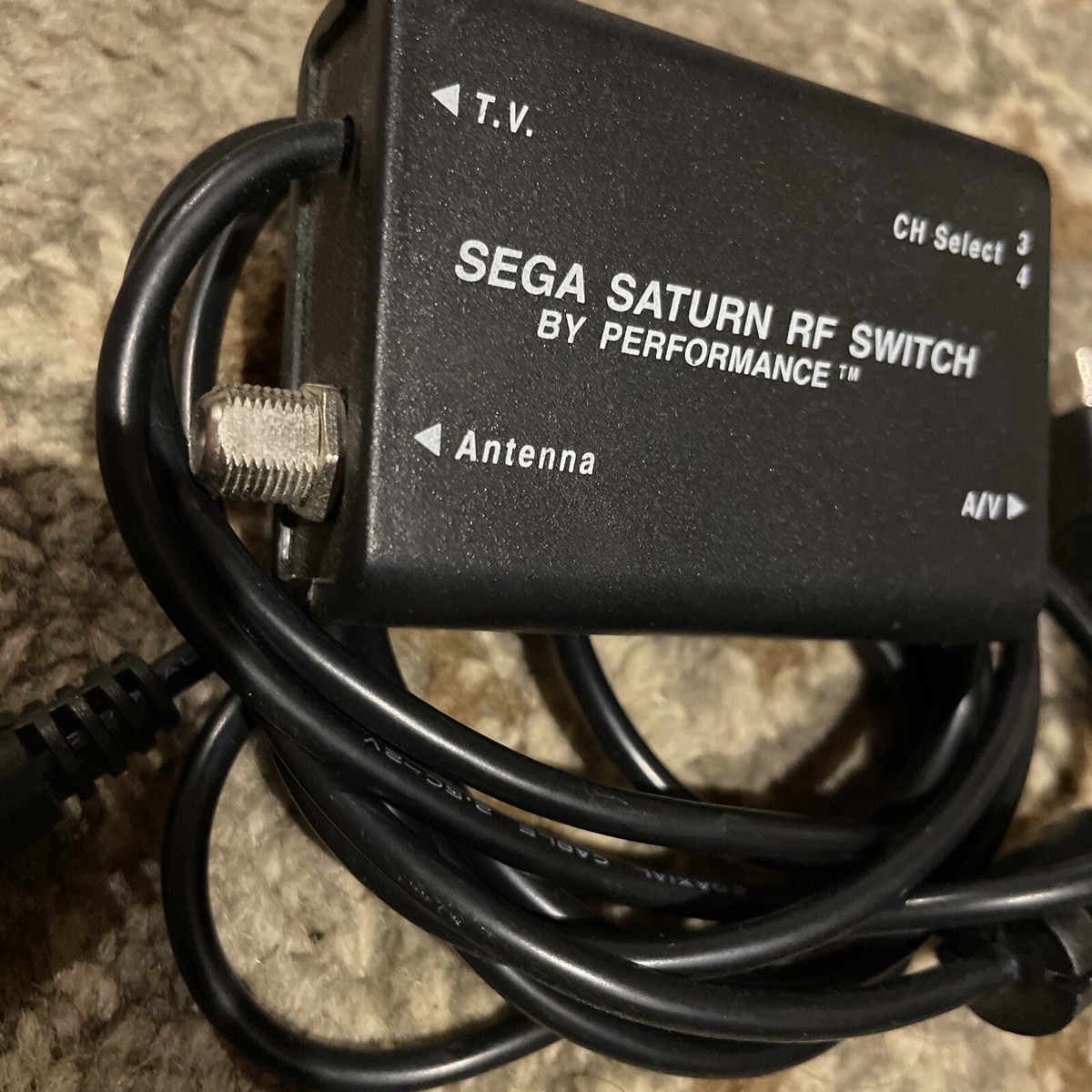 Sega Saturn RF Switch By Performance Model No.p.-045 | eBay