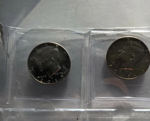 2019 P and 2019 D Kennedy half dollar BU UNCIRCULATED FROM ROLL  (2 COINS)