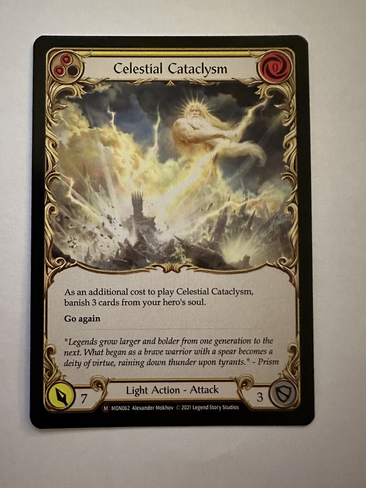 Flesh and Blood Celestial Cataclysm MON Unlimited Regular Majestic NM/Mint