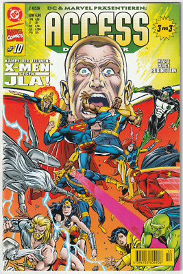   DC gegen Marvel #10 X-Men gegen JLA! + Poster, Dino 1997 | TOP Z1 | AMALGAM