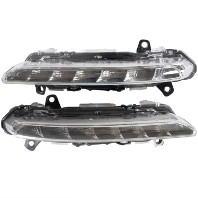 Pair Left Right Fog Lamp Daytime Run Light Fit For Mercedes W204 W218 W251 W216