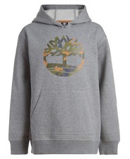 TIMBERLAND Big Boys Camo Tree Logo Hoodie sz S Small 08 Heather Gray