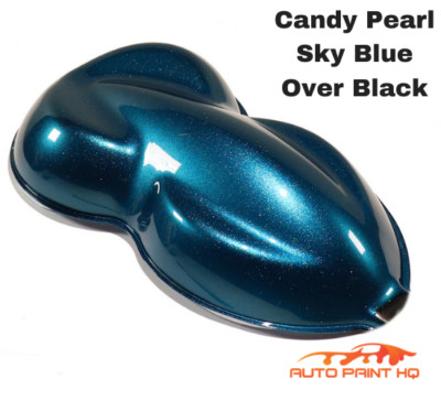 Candy Pearl Sky Blue Gallon with Reducer (Candy Midcoat Only)  Auto Paint Kit