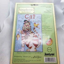 2002 SIMPLICITIES BY JANLYNN My Cat Counted Cross Stitch Kit 030-0307