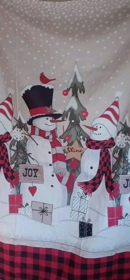 Cortina de ducha Winter Wonderland 70" x 72" Foto 3 de 3