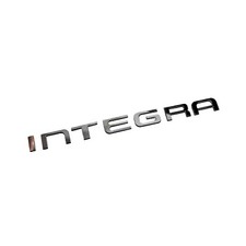 Chrome Plastic Letters Inserts For Front Rear Fits Acura Integra 1994-1997