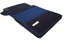 $$$ Rips Fußmatten passend für Mercedes Benz W126 SE S-Klasse + BLAU +NEU