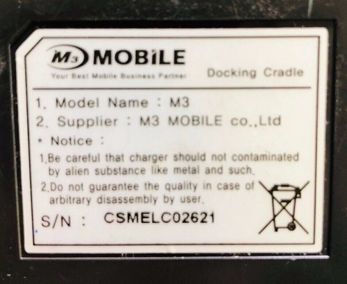 M3 mobile Docking Cradle M3 ohne Netzteil USB - Bild 3 von 3