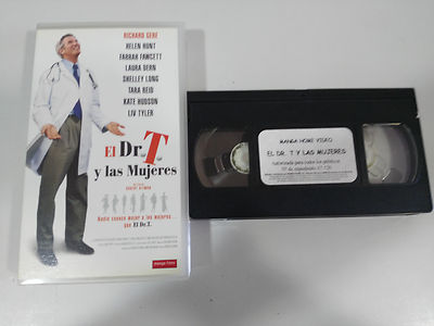 EL DR T Y LAS MUJERES VHS COLECCIONISTA ROBERT ALTMAN RICHARD GERE LIV TYLER