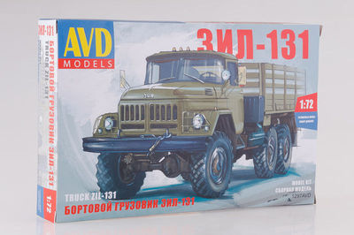 1/72 AVD 1297 ZiL-131 truck Scale Model Kit Airport crew vehicle