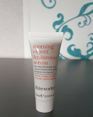 thisworks Morning Expert Hyaluronic Serum 10ml Tagescreme feuchtigkeitsspendend