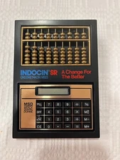 Vintage INDOCIN SR Calculator w/ Abacus – Merck MSD Promo – Works, Mint