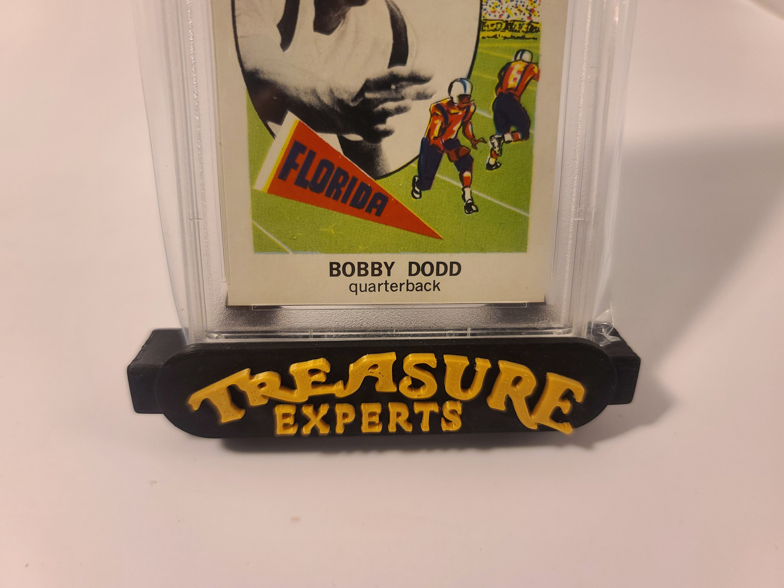 1961 NU Card #130 Bobby Dodd Florida State Vintage Football Card PSA 9 Mint view 3