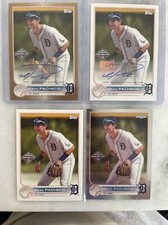 2022 Topps Pro Debut Izaac Pacheco Gold Auto # 15/50 Autograph+ Base Tigers RC