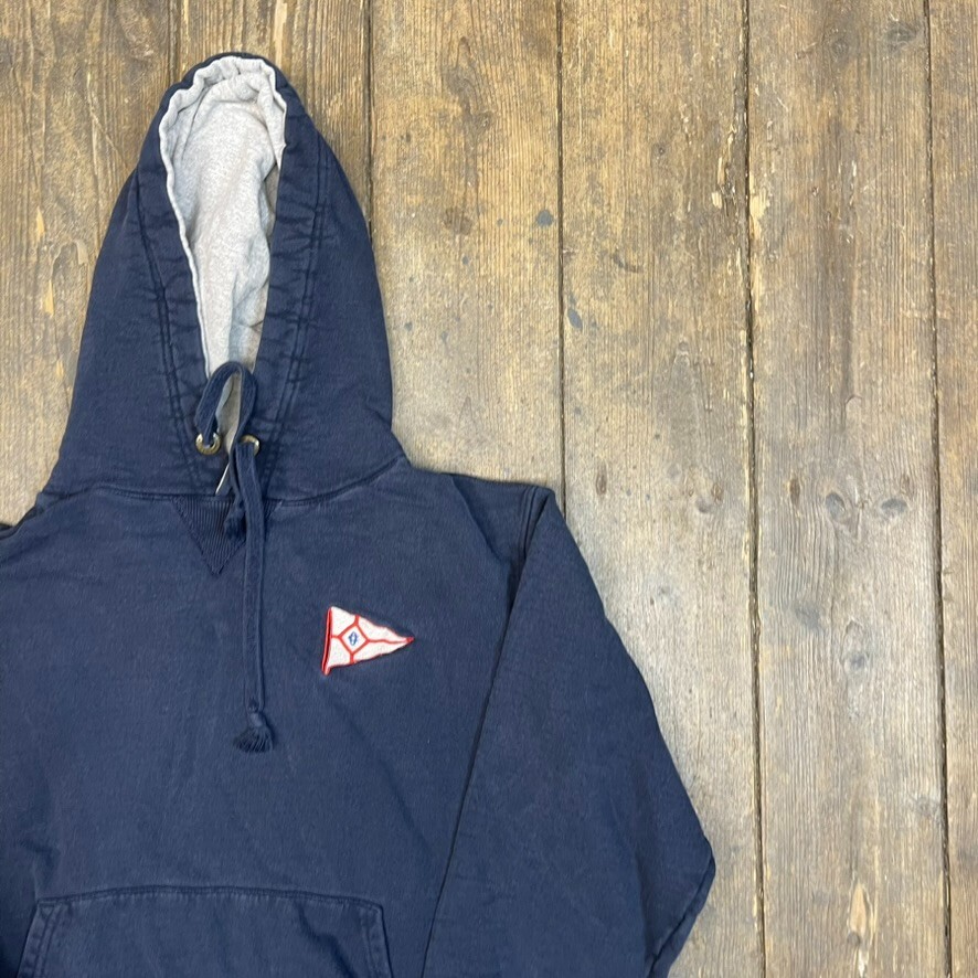 Champion Hoodie Mens Y2K Vintage Sailing Training Sweatshirt, Blue, Small image 2